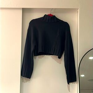 Turtleneck cropped sweater